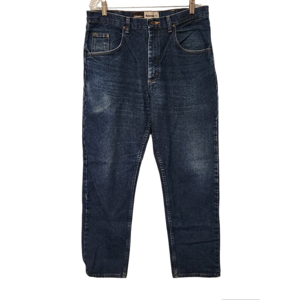 Gander Mountain Relaxed Fit Jeans Blue Mens 34x32 Straight Leg Denim‎ EUC